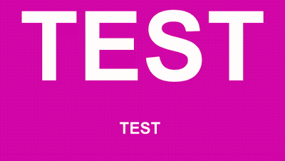 Test Written In White On Brown Background GIF