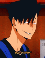 Tetsurō Kuroo Scheming GIF