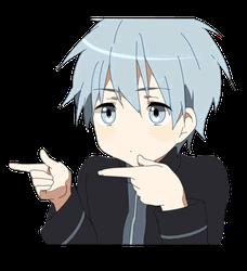 Tetsuya Kuroko Pointing Left And Right GIF