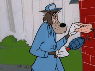 Tex Avery Wolf Tex Avery Wolf Boum GIF