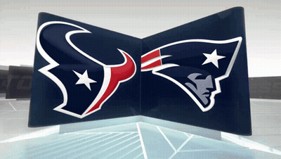 Texans And Patriots Logos GIF