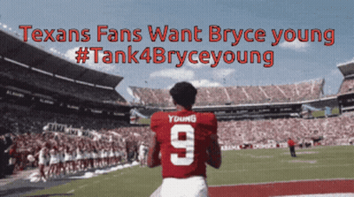 Texans Fans Want Bryce Young Poster GIF