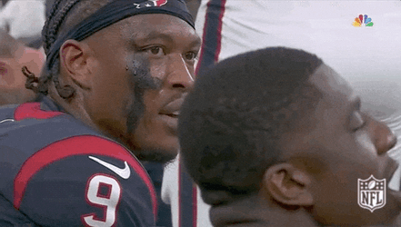 Texans Player Signs Oxygen GIF