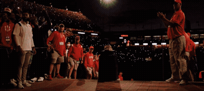 Texas A&M Supports Voting Rights With Basketball On A Stick GIF