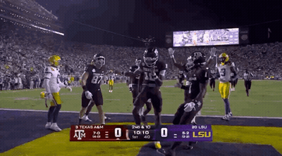 Texas A&M Vs LSU Football Game GIF