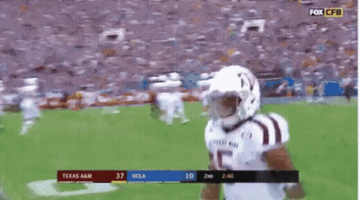 Texas A&M Vs UCLA Football On Fox CBS GIF