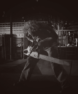 Texas Chainsaw Crazy Push Pull GIF