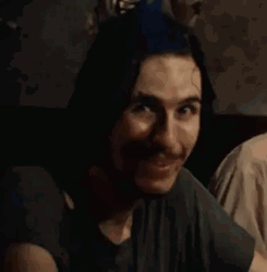 Texas Chainsaw Creepy Smile GIF