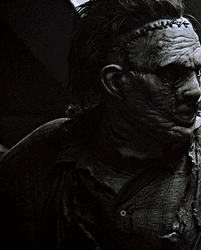 Texas Chainsaw Creepy Villain Leatherface GIF
