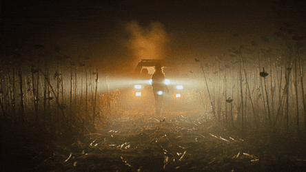 Texas Chainsaw Flashing Lights GIF