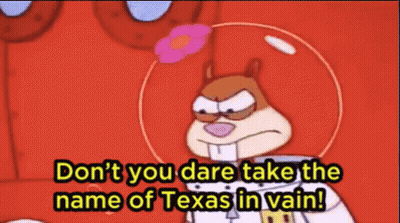 Texas Map With Howdy GIF