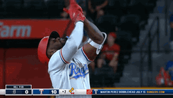 Texas Rangers Adolis Garcia Clapping GIF