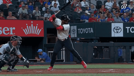 Texas Rangers Adolis Garcia Hit Home Run GIF