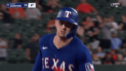Texas Rangers Wyatt Langford GIF