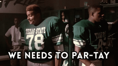 Texas State Football Players We Needs To Par-Tay GIF