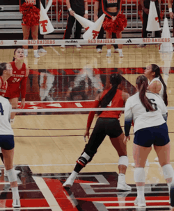 Texas Tech Volleyball On Game GIF
