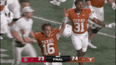 Texas Vs Ohio State Football Game GIF