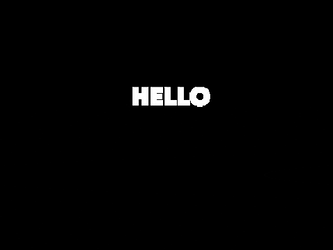 Text Animation Hello Monday GIF