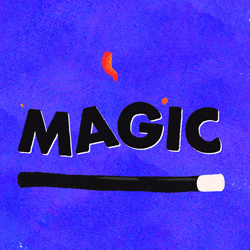 Text Magic Wand GIF