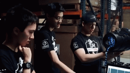Tg Tf Funny Laser Beam Transformation GIF