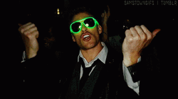 Thad Castle Alan Ritchson Party Night GIF