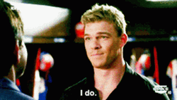 Thad Castle Alan Ritchson Says I Do GIF