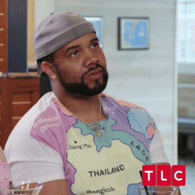 Thailand Shirt Man In Front Of TLC Logo GIF