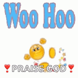 Thank God Emoji Woo Hoo GIF