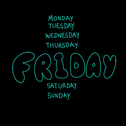 Thank God Its Friday Graffiti GIF