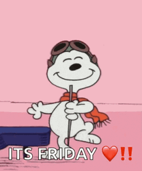 Thank God Its Friday Snoopy Dancing GIF