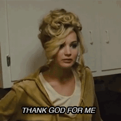 Thank God Jennifer Lawrence Funny GIF