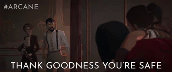 Thank Goodness You Are Safe GIF