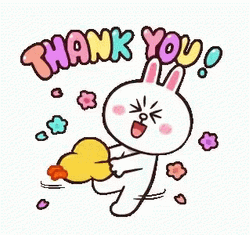 Thank You Animated Brown And Friends GIF
