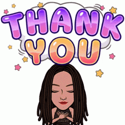 Thank You Animated Cartoon Girl GIF