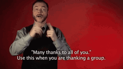 Thank You Asl Thanks To All Of You GIF