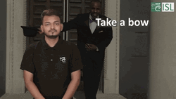 Thank You Bow Sign Language GIF