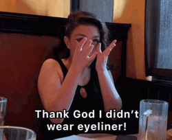 Thank You Crying I Didnt Wear Eyeliner GIF