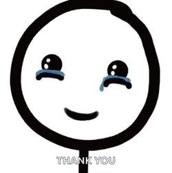 Thank You Crying Stick Figure Meme GIF