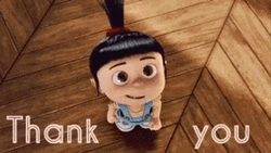Thank You Cute Agnes From Despicable Me