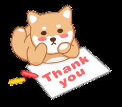 Thank You Cute Dog Flying Kiss GIF
