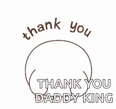 Thank You Daddy King Smiley Face GIF