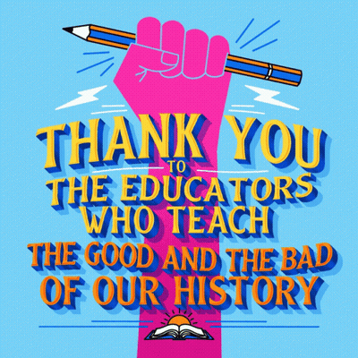 Thank You Educators Poster GIF
