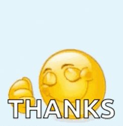 Thank You Emoji Smiling And Giving Thumbs Up