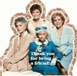 Thank You For Being A Friend Forever GIF