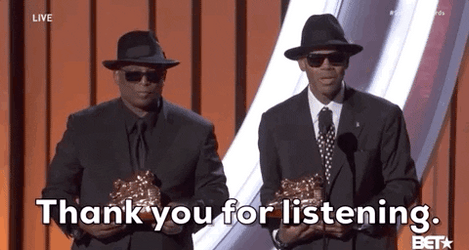 Thank You For Listening Bet Jimmy Jam GIF