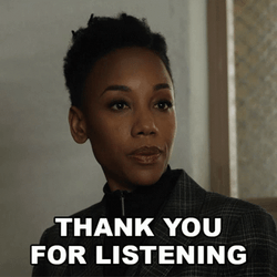 Thank You For Listening Carmen Moyo GIF