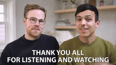 Thank You For Listening Gregory Brown GIF