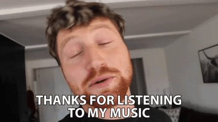 Thank You For Listening To My Music Scotty Sire GIF