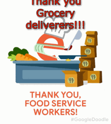 Thank You For Your Service Food Service Work GIF
