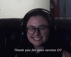 Thank You For Your Service Smile GIF